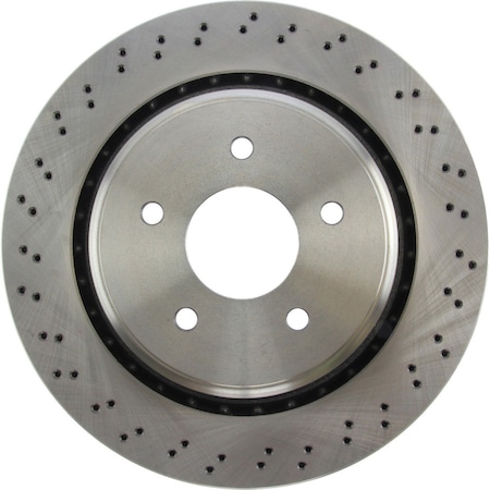 Centric Parts Standard Drilled Brake Rotor, 228.62096 228.62096